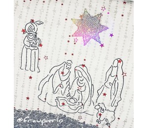 Stickserie - Krippenspiel